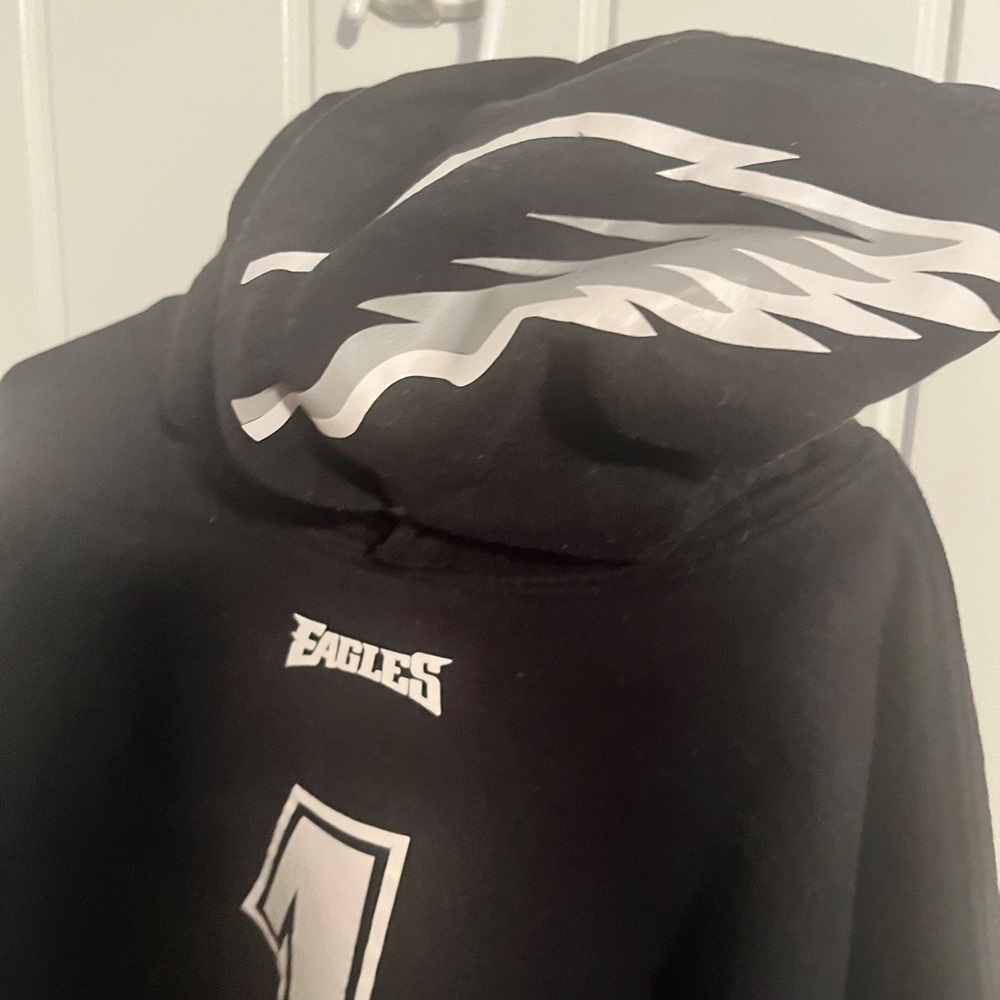 Black Eagles Hoodie Jalen Hurts Hooded Eagles sweet shirt
